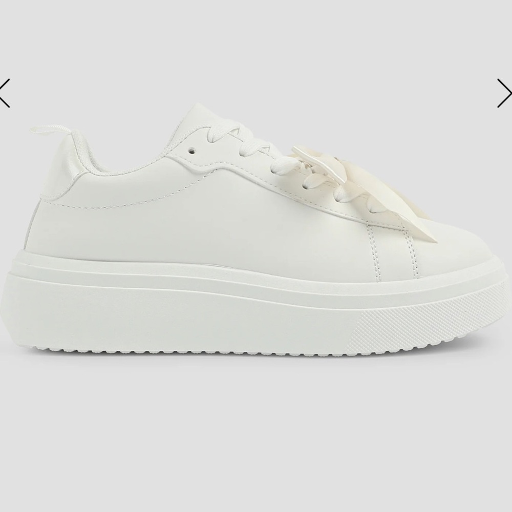 White Platform Sneakers